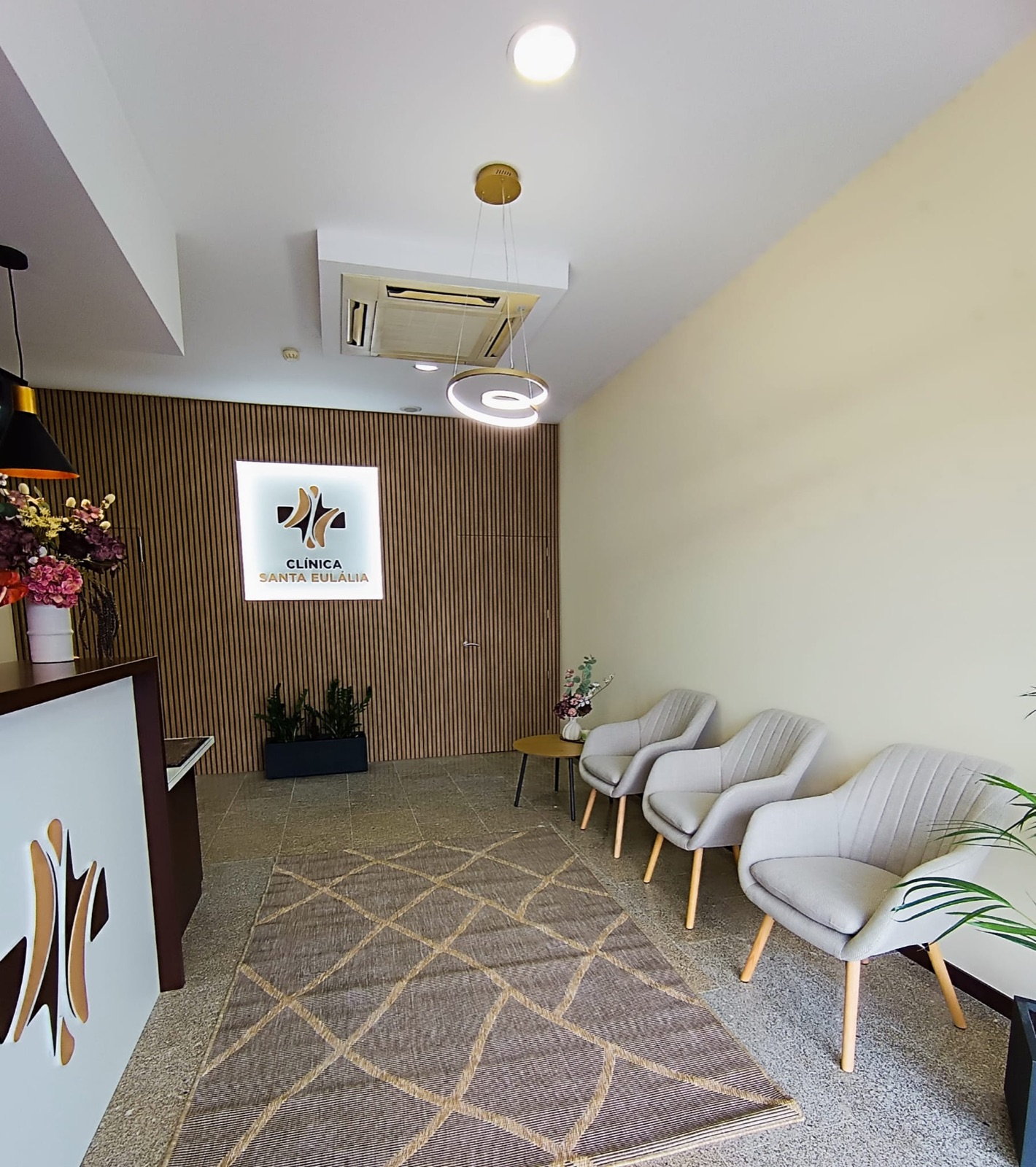 Sala de espera da Clínica Santa Eulália